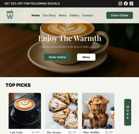 Wintergreen Warmth Website